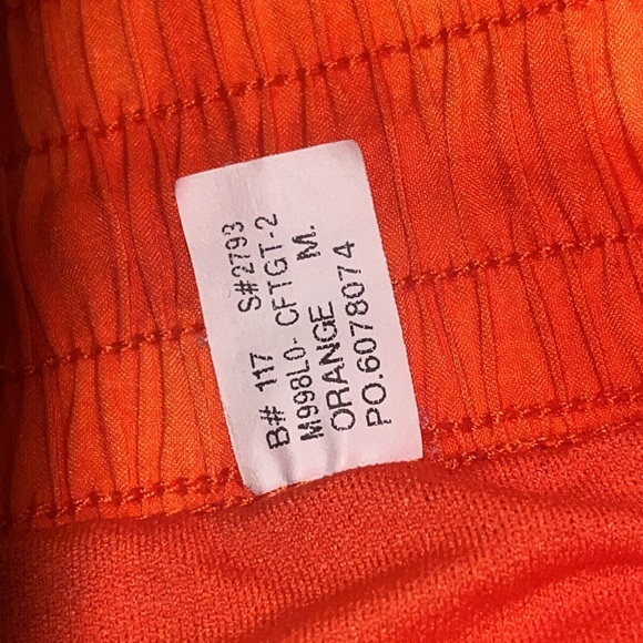 Medium Orange Running Shorts - Picture 3 of 9